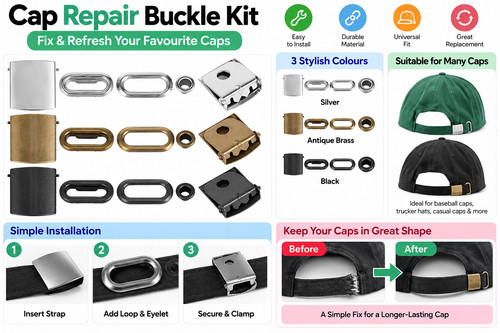 Baseball cap repair buckle - baseball,