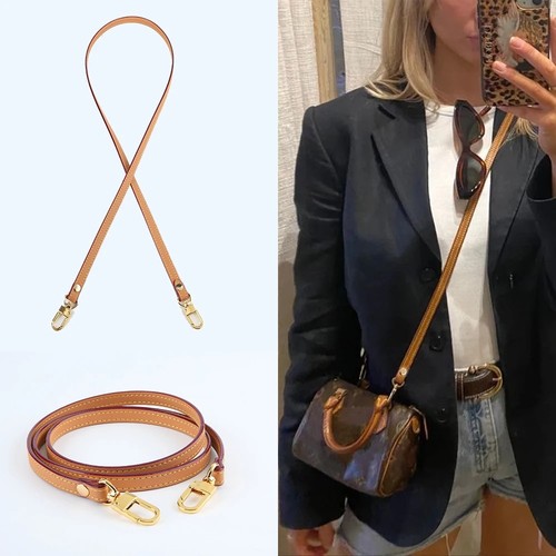 Genuine leather bag strap - genuine,