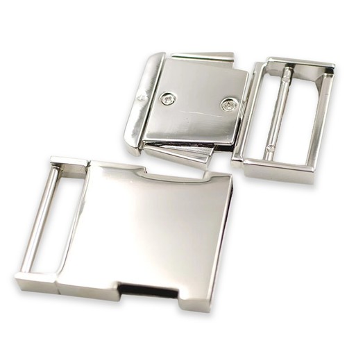 Side release buckle metal - release,