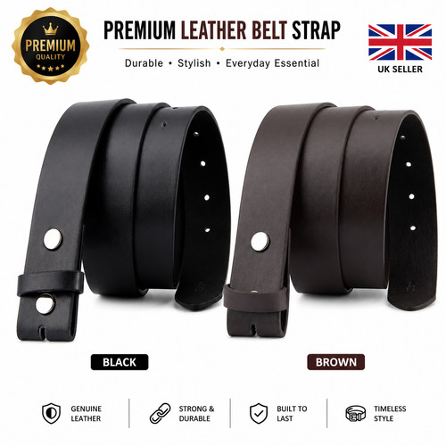 Men leather belt strap - pu,