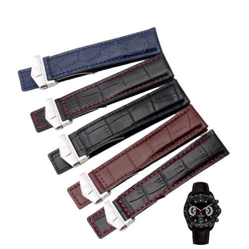 Genuine leather watch strap - watch,