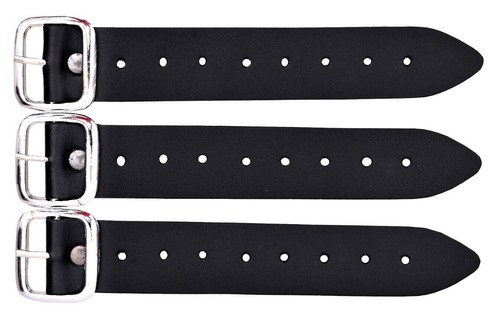 Black kilt strap buckle - black,