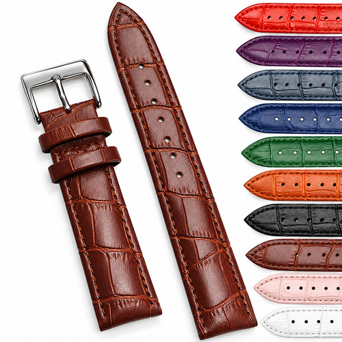 Leather watch strap - leather,