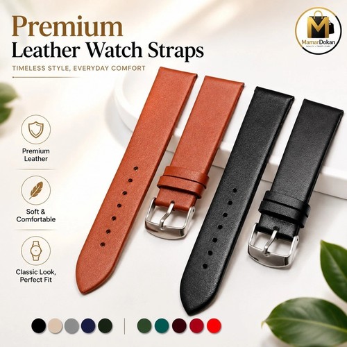 Genuine leather ladies watch - leather,
