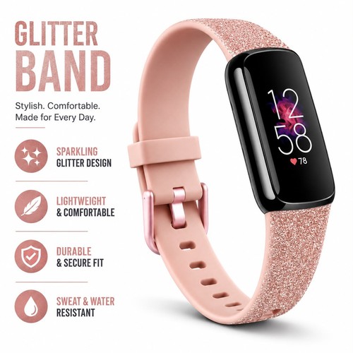 For fitbit luxe strap - strap, silicone