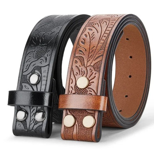 Men leather belt strap - men,