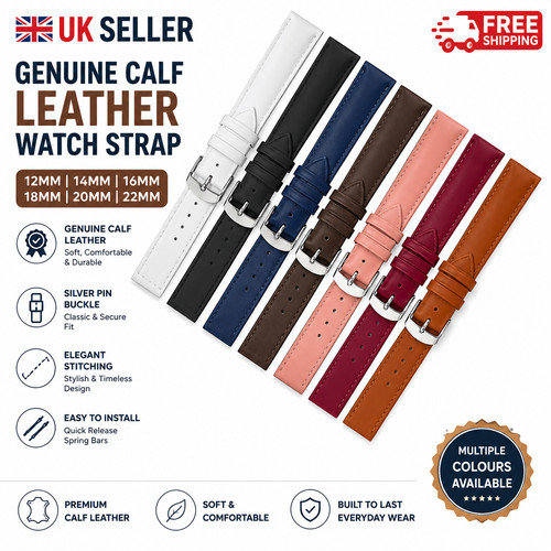 Ladies leather watch strap - ladies,