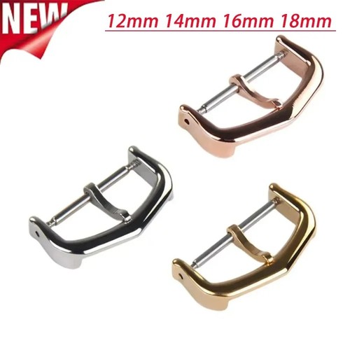Stainless steel watch buckle - steel,
